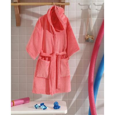 Roupão Infantil com Capuz Velour G Dohler Branco