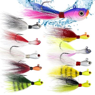 Kit 04 Isca Artificial Jig Xuxinha Anti-enrosco Tucunare