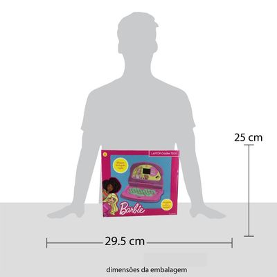 Laptop Infantil Educativo Candide Barbie Charm Tech Bilíngue