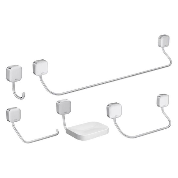 Kit De Acessórios Com 5 Peças Para Banheiro - - Deca Kit Acessorios P-banheiro Deca