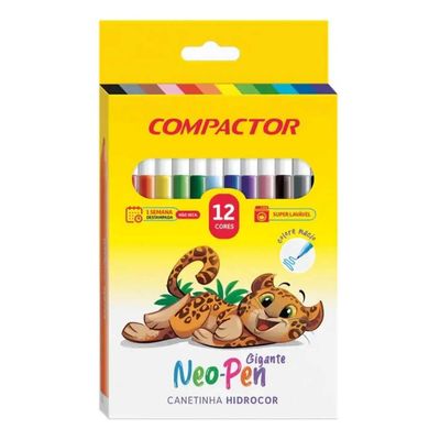 CANETINHA 12 CORES NEO PEN COMPACTOR