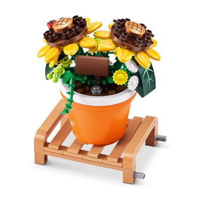 Blocos de Montar Max Premium Garden - Girassol 151 pçs