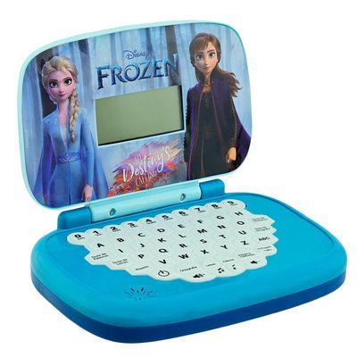 Kit Laptop Infantil Educativo Candide Frozen Bilíngue + 1 Fidget Spinner Sortido