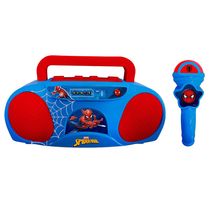 Kit Homem-Aranha - Laptop Infantil Bilíngue + Boombox Karaoke