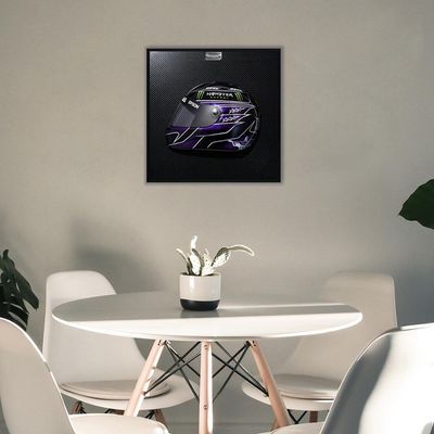 Quadro 3D Decorativo Helmet LH 2019 Preto G53 - Gran Belo