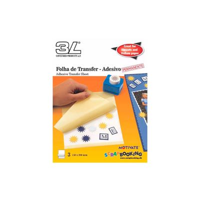 Folha de Transfer Adesivo - Blister com 03 Folhas