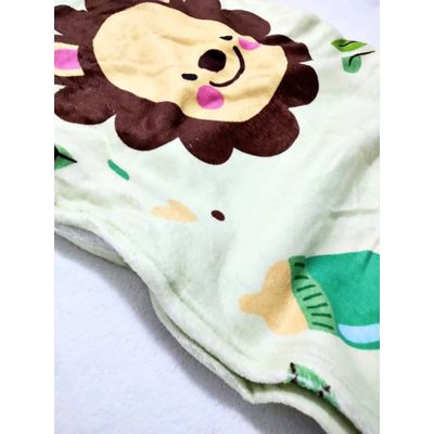 Manta Baby Confort Microfibra Estampada 90cmx1,20m Bichinhos