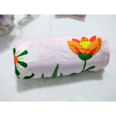 Manta Baby Confort Microfibra Estampada 90cm x 1,20m Flores