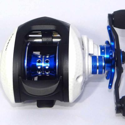 Carretilha para Pesca Maruri Naja Carbon 8R - Esquerda