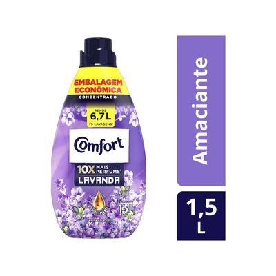 Amaciante de Roupas Comfort Concentrado Lavanda 1 5L