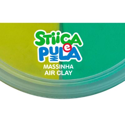 3X STIICA E PULA MASSINHA AIR CLAY 20g UNO - DOCE BRINQUEDO