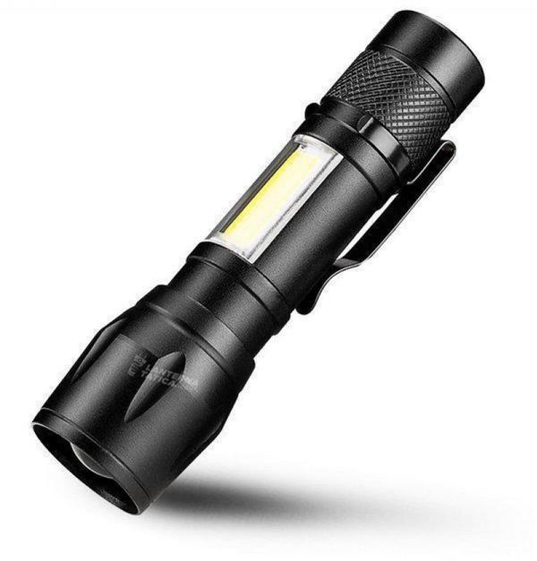 Mini Lanterna Tática Led Portátil Recarregável