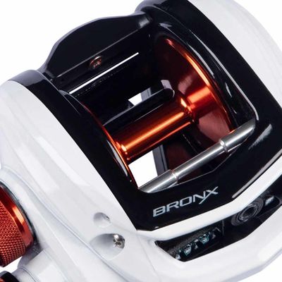 Carretilha para Pesca Maruri BRONX BRANCA 11R carretel Fundo - Esquerda