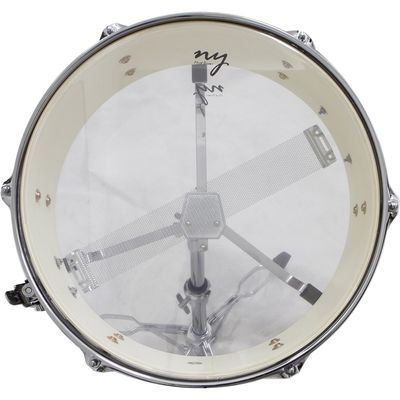 Bateria Acústica 2T Cromada Prata com Banco NY-F1RST