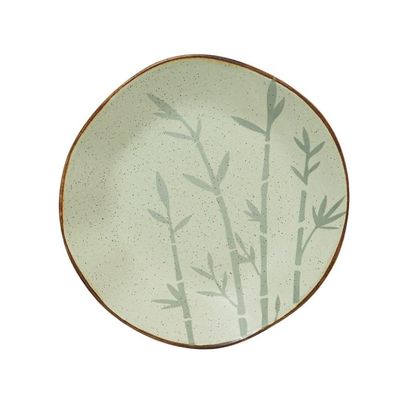 Jogo de Jantar 30 Peças Ryo Chá Bambu Porcelana Oxford