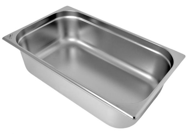 Kit 8 Cubas Gastronomica Inox 1/1x200mm com tampas Brasinox