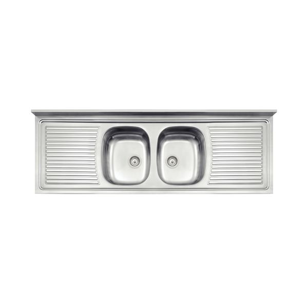 Pia de Apoio Tramontina Ribon 2C 34 em Aço Inox 160 x 55 cm