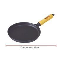 Tapioqueira De Ferro Fundido Redonda - Diametro 19cm