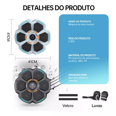 Maquina de Boxe Treino em Casa Com Interatividade