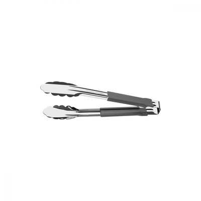 Pegador Tramontina Utilita em Aço Inox com Cabo Emborrachado Cinza 24 cm