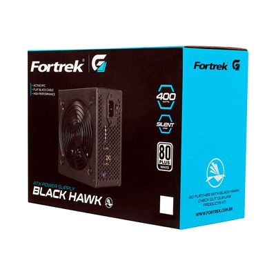 Fonte P/ PC ATX Fortrek Black Hawk Plus 400 Watts - FT0085