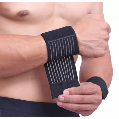Kit 2 Munhequeira Faixas Para Punho Protetora Musculação