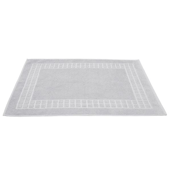 Toalha Piso Domus 50x80cm Bouton Prata