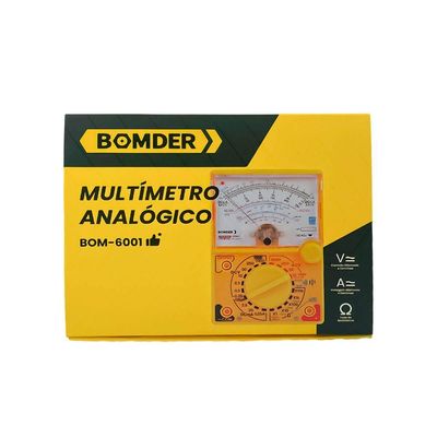 Multímetro Profissional Analógico Alerta Sonoro 5 Funções