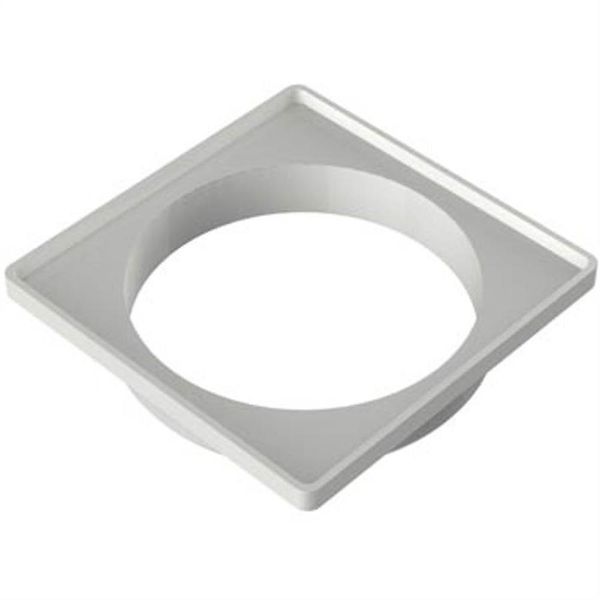 Porta Grelha Quadrada 6'' 150mm Pvc Prata - 27591205 - Tigre
