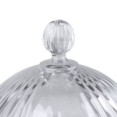 Queijeira De Vidro Crown 20cm CV244732 Cazza UNICA