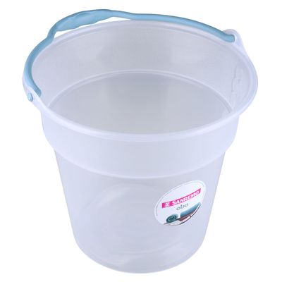 Balde Sanremo em Plástico Cristal Transparente com Alça 8L UNICA