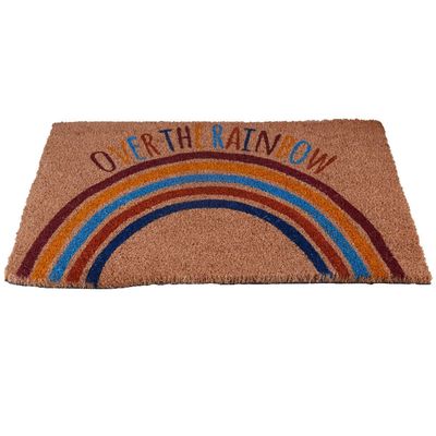 Capacho em Fibra de Coco Cazza Rainbow 40cm x 60cm UNICA