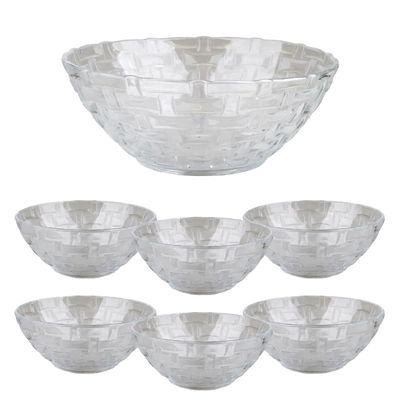 Conjunto de Bowls Cazza Picnic em Vidro 7 Peças UNICA