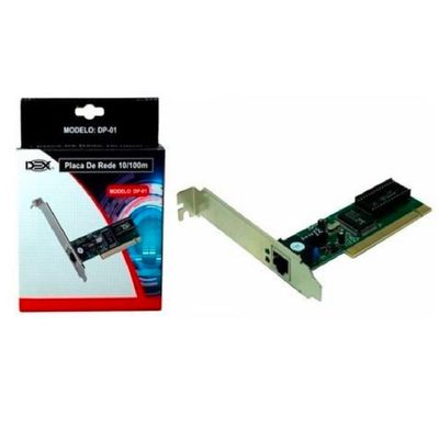 Placa De Rede Pci 10/100m Dp01 Lan Ethernet Low Profile