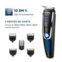 Aparador de Pelos 10 em 1 Mondial Super Groom BG03 - Bivolt