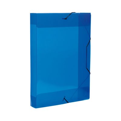 Pasta Aba Elástico Dello Line Lombo 4cm Azul 33,5x23,5cm UNICA