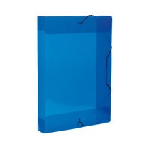 Pasta Aba Elástico Dello Line Lombo 4cm Azul 33,5x23,5cm