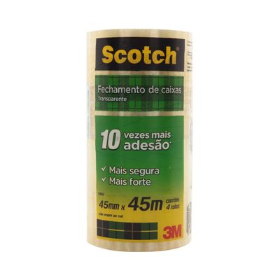 Fita Empacotamento Scotch 3M Transparente 45mmx45m UNICA