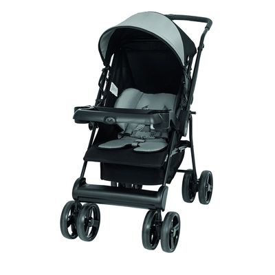 Carrinho de Bebê Tutti Baby Solare Preto até 15kg UNICA