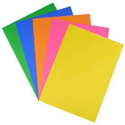 Bloco Criativo Usapel Neon A4 com 25 Folhas em 5 Cores 210x297mm 120g UNICA