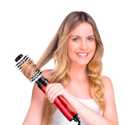 Escova Rotativa Mondial Infinity Keratin  ER-11-KR 1000W Vermelha - 127V UNICA