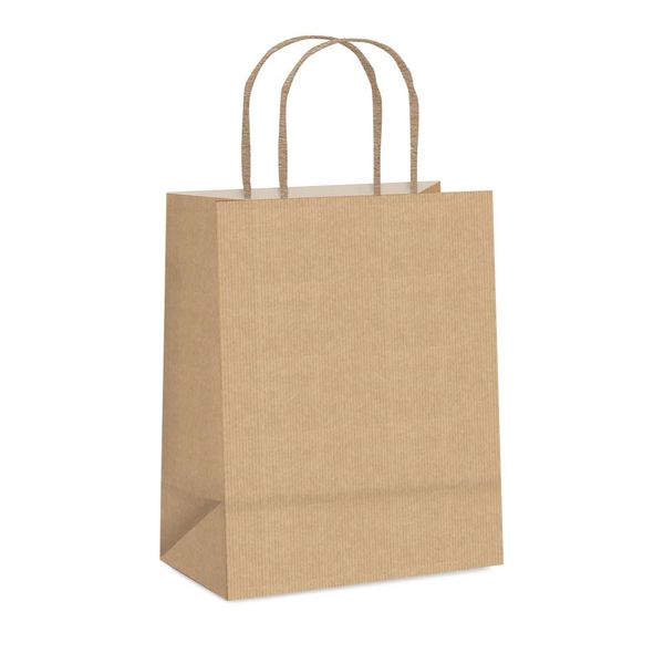 Sacola Papel Cromus Kraft 21,5cmx15,5cmx8cm UNICA