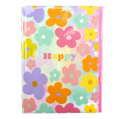 Caderno A5 80 Folhas Happy CV244929 Loffice Sortido UNICA