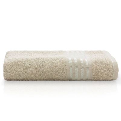 Toalha de Rosto Camesa Decor 99% Algodão Bege UNICA