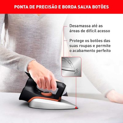 Ferro a Seco Arno Drygliss com Base Antiaderente FS31 127V UNICA