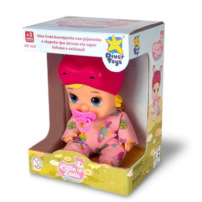 Boneca Divertoys Litlle Hipo Baby UNICA