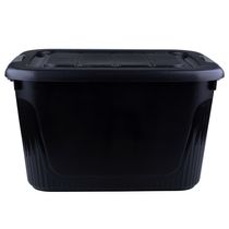 Organizador Container com rodas 50L Plasnorthon 1535Pr Preto