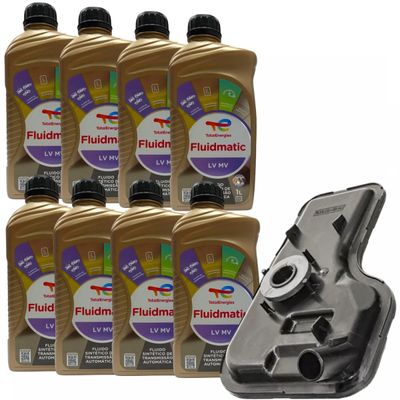 Kit Troca de 8 litros de Óleo e Filtro Câmbio Automático Cobalt e Spin 2017 em Diante