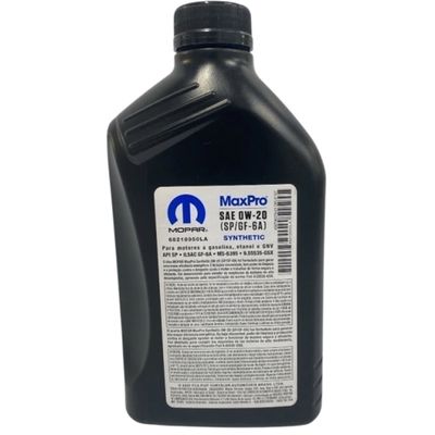 Óleo de Motor Sintético Mopar 0W20 MaxPro - 1L