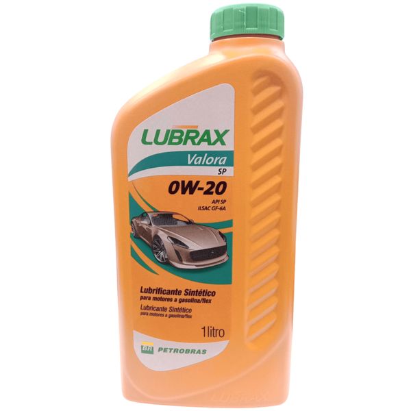 Lubrificante Sintético 0W20 Lubrax Valora API SP GF6A